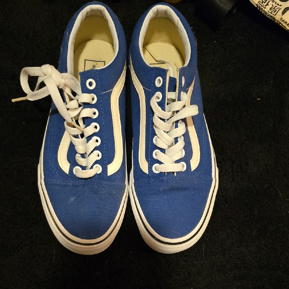 Vans Blue and White Sneakers